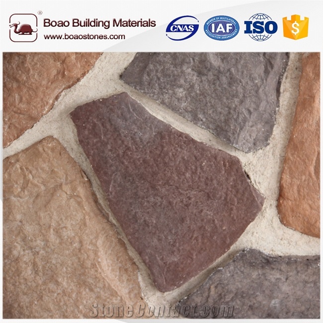 Faux Scattered Stone Veneer Individual Stone for Wall Decoration
