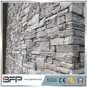 Chinese Good Quality Grey Black Slate Ledge Stone Panels