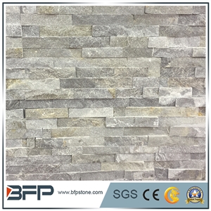 Light Grey Slate Wall Cladding, Slate Cutural Stone, China Slate Cultural Stone
