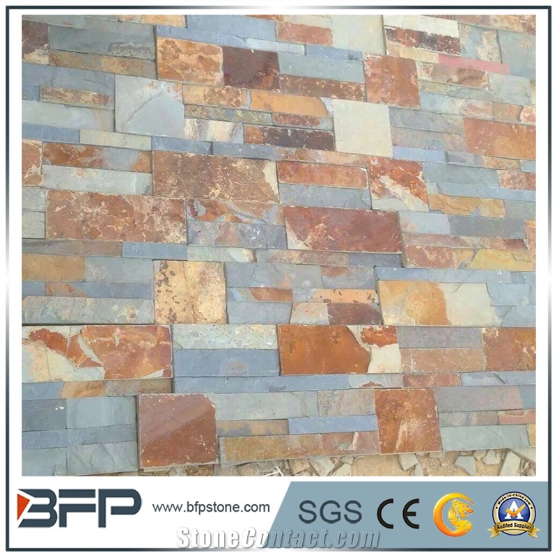 Natural Slate Cultural Stone Wall Cladding Panel