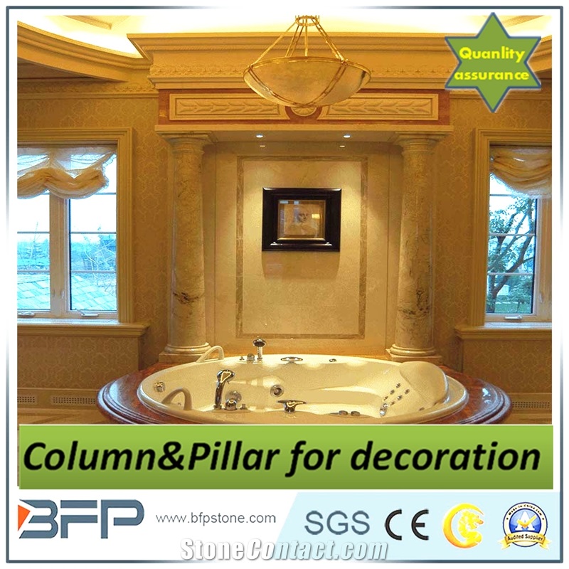 Round Hollow Column, Marble Columns for Sale
