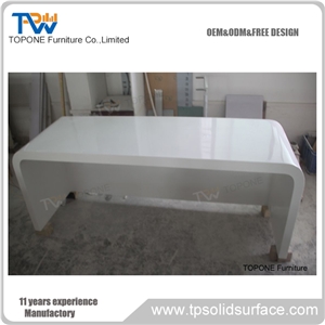 Artificial Marble Stone Factory Price Shop Counter Table Design, Interior Stone Acrylic Solid Surface Shop Counter Table Design, Interior Stone Shop Furniture for Sale