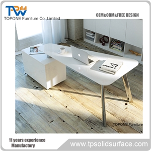Triangle White Artificial Marble Stone Home Computer Table Top Design, Interior Stone Acrylic Solid Surface Factory Price Home Computer Table Design, Interior Stone Home Computer Table Furniture