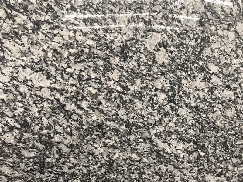 Seawave Flower, Ocean Wave Granite Tiles/Slabs,China Natural Stone G377, Spray White, Polished/Flamed/Sandblasted Surface, Wall Cladding, Floor Covering, Landscaping, Building Projects