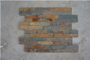 Natural Stone,Wall Stone,Cladding,Stone Veneer,Ledge Stone,Brown Slate