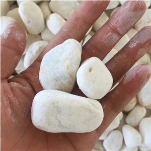 Pebble Stone,River Stone,Polished,Walkway Stone,White