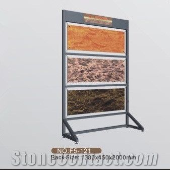 213 Granite Display Slate Sample Fixture Metal Storage Onyx Marble Stone Shelf Ceramic Tile Rack Exhibition Stand