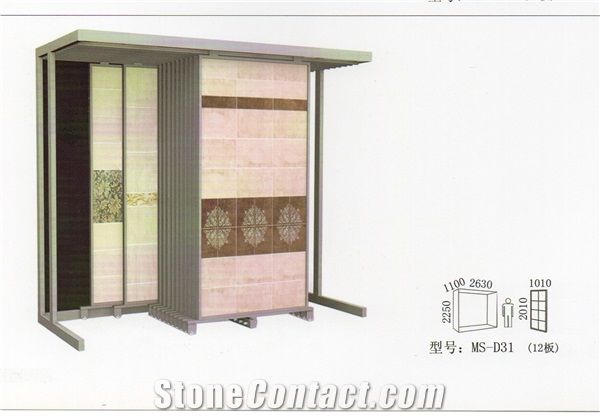 218 Granite Display Metal Storage Slate Rack Sample Fixture Onyx Marble Stone Shelf Ceramic Tile Rack Exhibition Stand Quartz Limestone Tile Ceramic Flower Mosaic Fixture