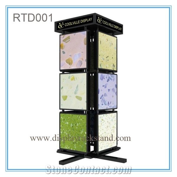 96four Sides Tile Display Onyx Table Stand Ceramic Display Rack