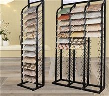 China Professional Manufacturer Stone Racks Tile Stands Building Materials Displays with High Quality and Lower Price for Mosaic Granite in Metal Floor Wing Quartz Used 2017 Hot Sale Stone Tile