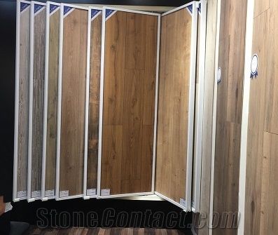 China Supplier Products Customizable Metal Tile Displayrack Tiles Flip Flaps Display Rack Brochure Stand Catalogue Magazine Rack