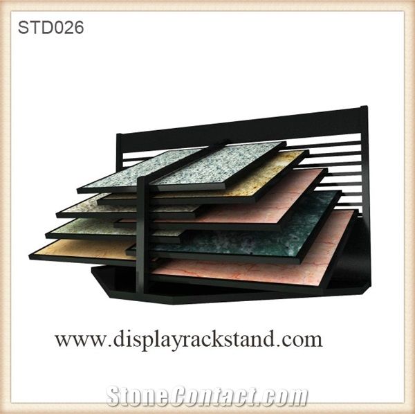 Sliding Slab Display Marble Slab Display Racks Granite Tile Slate Ceramic Display Stand