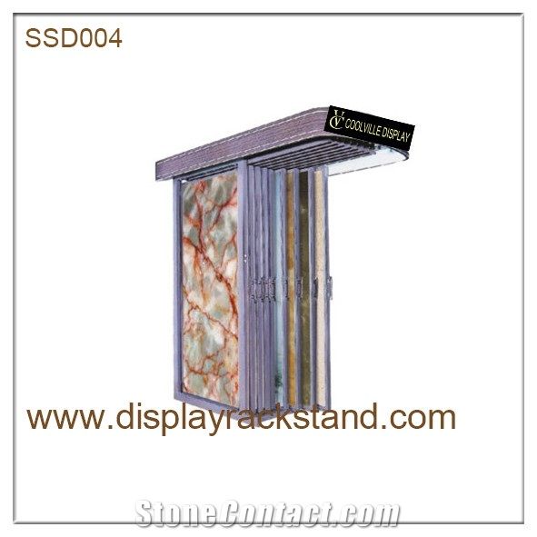 Sliding Slab Display Racks Marble Granite Slate Display Stand Ceramic Display Rack Stand
