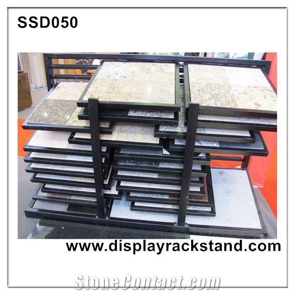 Sliding Slab Display Racks Marble Granite Slate Display Stand Ceramic Display Rack Stand