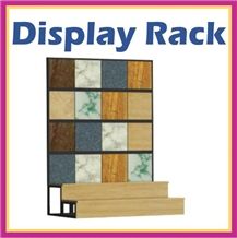 Stone Display Rack Quartz Sample Display Marble Granite Ceramic Mosaic Stands