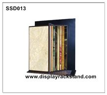 Travertine Display Stands Wing Marble Sliding Metal Display Racks Brazil-Granite Black Display Stands Rotating Mosaic Display Racks Quartz Display Rack Stands Pakistan-Marble Color Display Rack