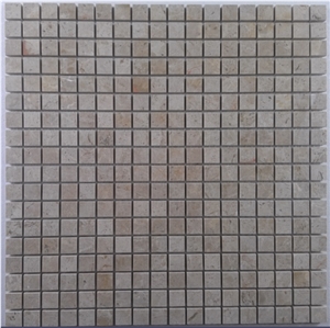 Cream Marfil Marble Mosaic Wall Kitchen Bathroom Tile