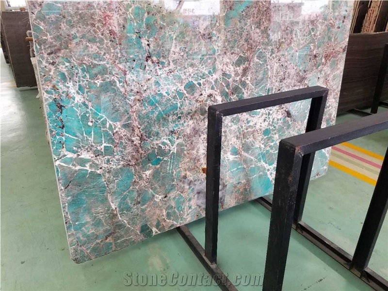 Amazon Green Granite Slabs/ Green Granite from Brazil/ Green Exotic Green Granite/ Amazon Green Slabs for Countertops, Wall Tiles, Flooring Tiles