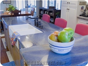 Azul Macaubas Quartzite Kitchen Countertops,Kitchen Work Top