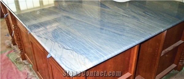 Azul Macaubas Quartzite Kitchen Countertops,Kitchen Work Top