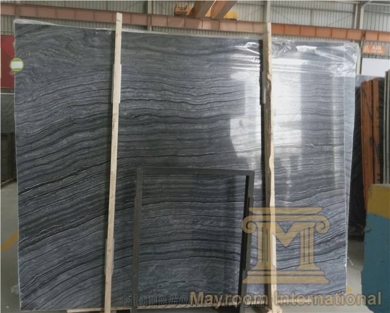 Black Wooden Marble,Rosewood Grain Black Marble,Black Forest,Black Slabs,China,Polished,Exterior - Interior Wall and Floor Applications
