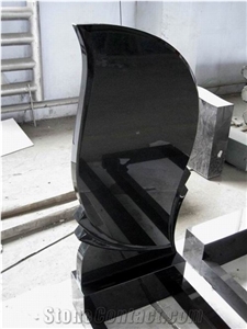 Cheap Granite Tombstone,Shanxi Black Granite Tombstone,Granite Gravestone,Black Granite Headstone,Natural Granite Black Angel Tombstone