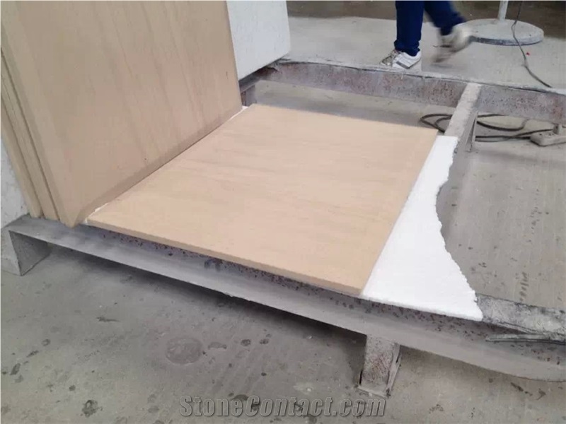 Own Factory Good Price Moca Cream Marble, Grey Serpeggiante Marble Countertops for Project
