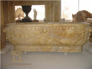 Round/ Oval / Square Marble Bathtub/ Marble Bathtubs/ Bathtub Surround/ Hotel Bathtub/ Mosaic Bathtubs/ Bathtub Panels for Bathroom Decoration