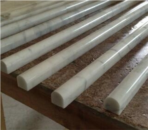 Pencil Liners Carrarra White Marble Liners Border Decor