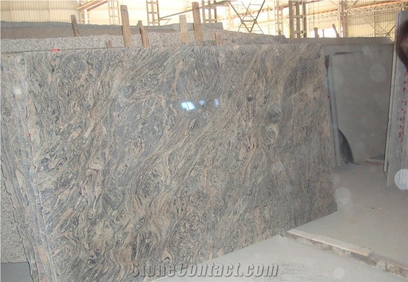 Granite Polished China Juparana Half Slab