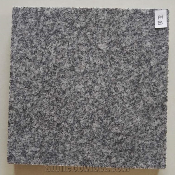 Honed Finish Grey Granite Exterior Wall Cladding Decoration G343 Shandong Grey Granite Honed Lu Grey Granite Cheap Price