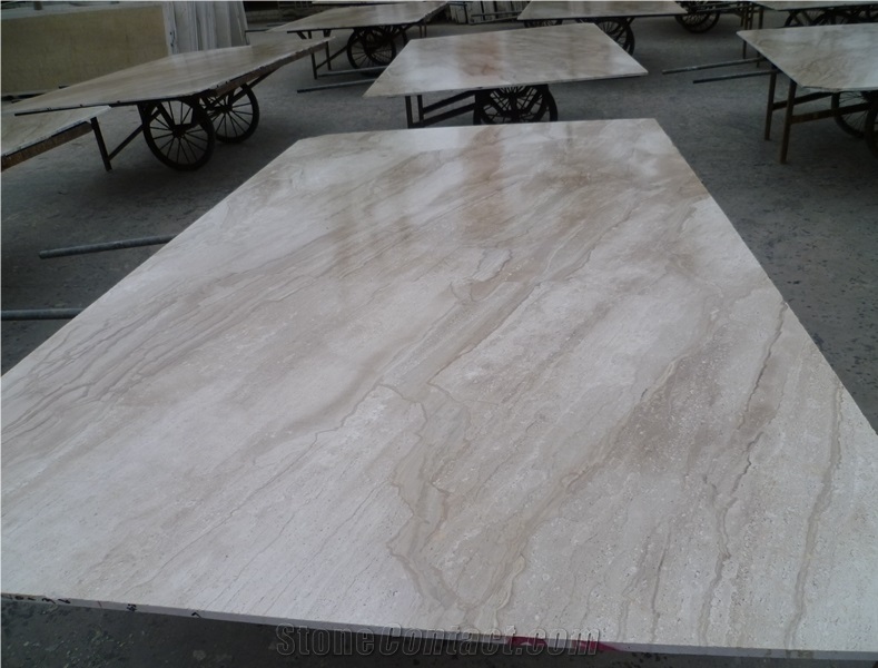 Cupertino, Cream-Colored, Beige Polished Natural Marble Slab,Mainly Used for Interior Decoration,Like Wall and Flooring,Countertops,Can Be Processed Into Polished,Honed,Swan Cut and So on