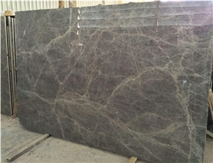 Econi Gray Polished Marble, New Light Grey Marble, Natural Stone, Polished Slabs& Tiles, Good for Exterior and Interior Decoration, Wall&Floor Covering