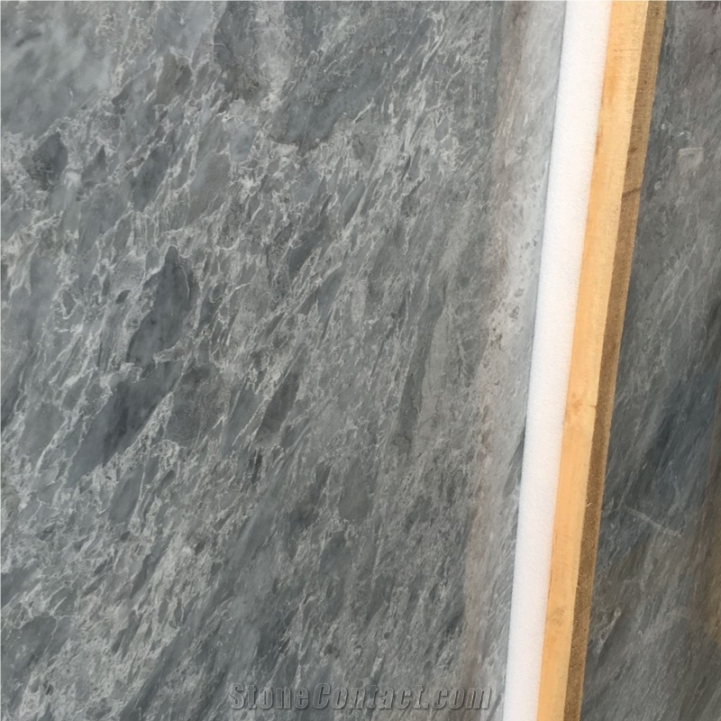 Econi Gray Polished Marble, New Light Grey Marble, Natural Stone, Polished Slabs& Tiles, Good for Exterior and Interior Decoration, Wall&Floor Covering