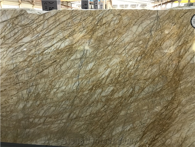 Golden Babylon ,Chinese Golden Spider Marble,Yellow,China Golden Spider Marble,Exterior - Interior Floor Applications,Countertops, Pool and Wall Capping, Stairs,Polished,Slabs,Tiles Etc