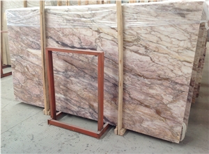 Luxury Polished Anna Rose Marble Slabs For Wall Cladding