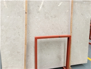 Natural Cream Ultraman Beige Marble Slabs Cut To Size