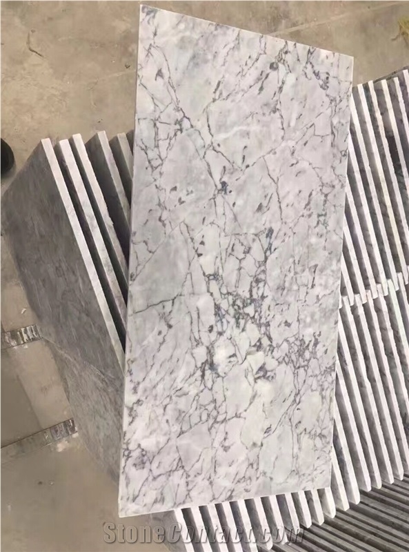 Prague Gray Polished Marble Tiles, New Grey Marble, for Extering and Interior Decoration, Floor and Wall Covering