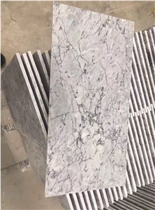 Prague Gray Polished Marble Tiles, New Grey Marble, for Extering and Interior Decoration, Floor and Wall Covering