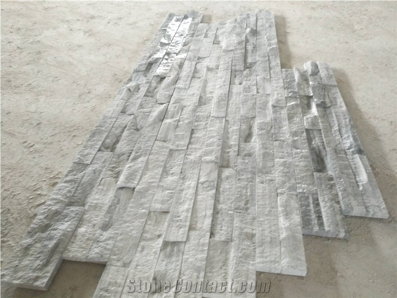 Grey Blue Wood Vein,Chinese Grey Blue Marble Splitted Culture Stone,Ledge Stone ,Wall Cladding Panel,Stacked Stone Veneer(Corner Stone,Brick Stacked Stone),Exposed Wall Stone