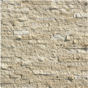 Italy Travertine Split Face Ledge Stone Panel ,Culture Stone,Stone Veneer,Wall Cladding ,Exposed Wall Stone
