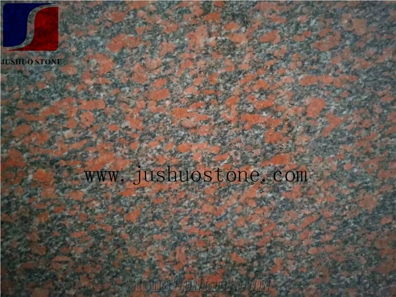 Red Rosa Pearl Granite Slabs & Tiles, Polished Red Granite Floor Tiles, Wall Tiles
