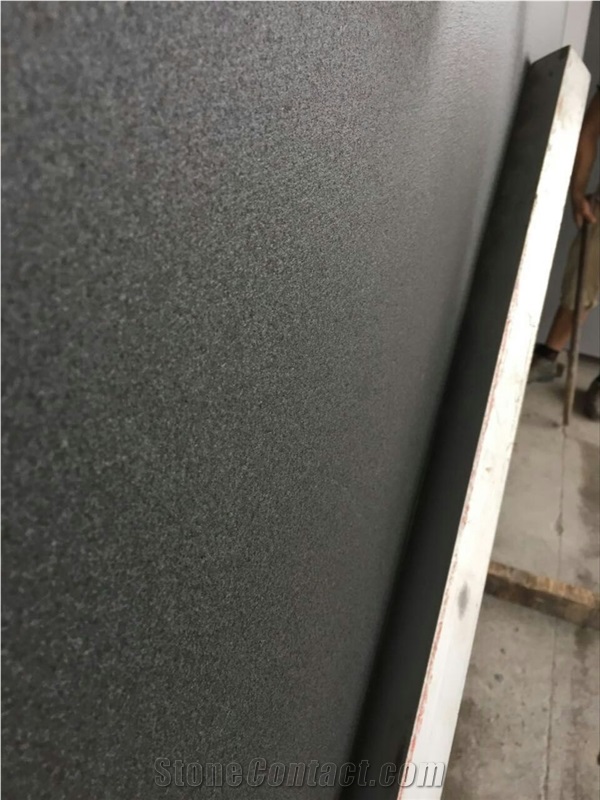 China Dark Grey Granite Honed Slabs G654 Gangsaw Big Slabs