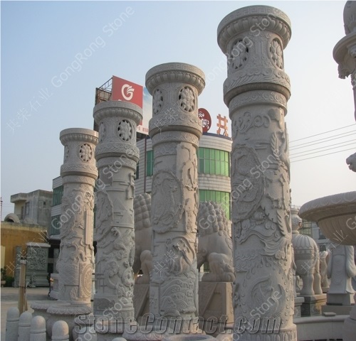 Dragon Pillars Sculpture