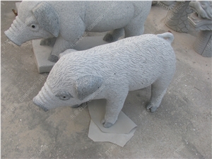 Happy Pigs Sculpture