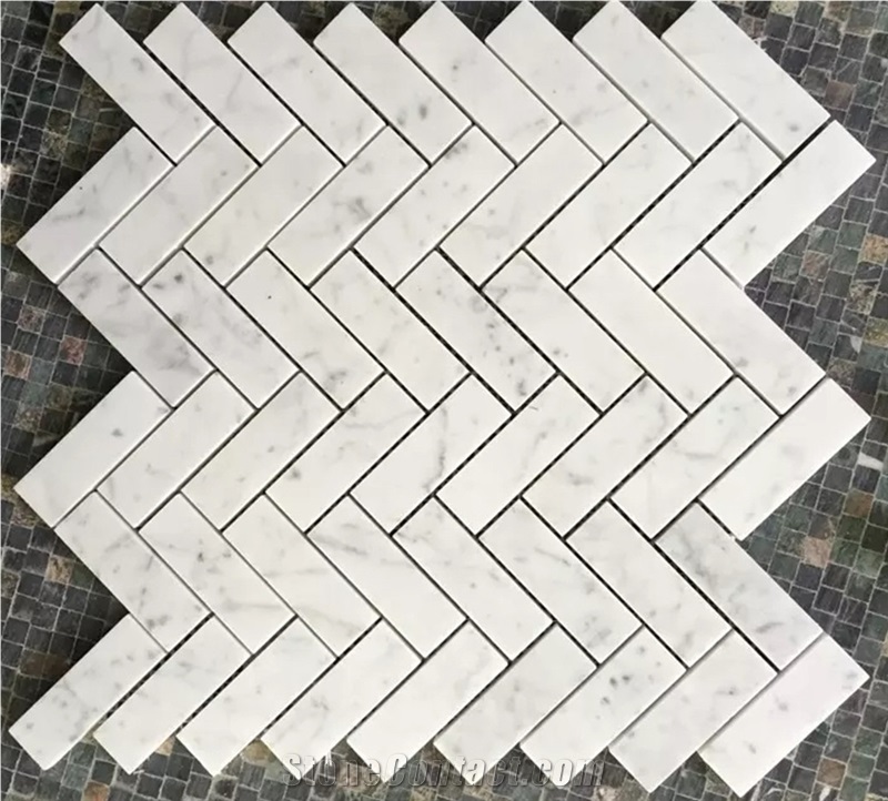 Carrara White Marble Mosaic Tile