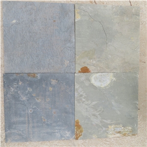 Cheap Outdoor Natural Rusty Slate Stone Flooring Tiles
