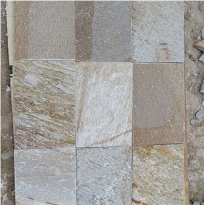 Natural Outdoor Quartzite Stone Floor Tile