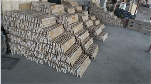 Sandstone Crude Stacked Stone Wall Cladding for Exterior