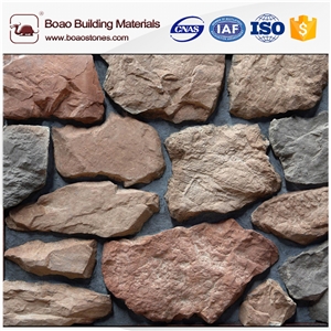 Faux Brick Stacked Ledge Stone Interior Wall Cladding